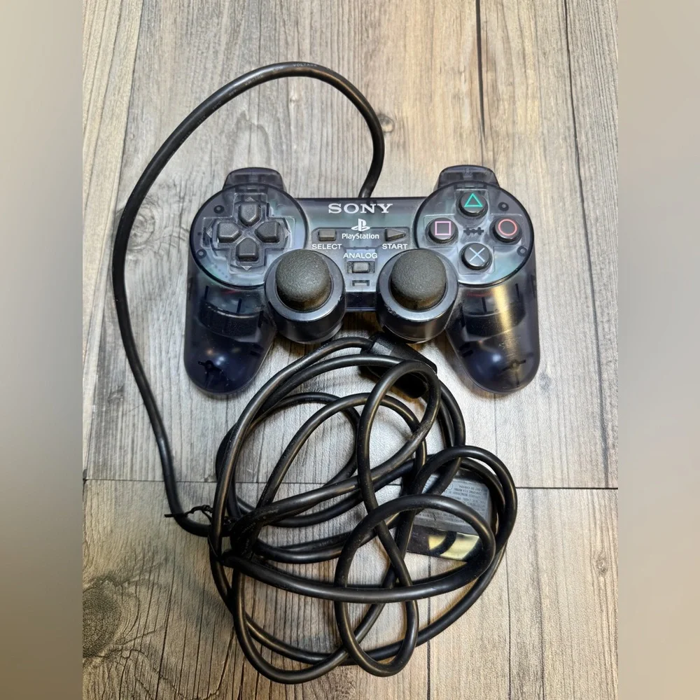 Official Sony PlayStation 2 PS2 Dualshock 2 - Smoke Gray Remote Game Controller
